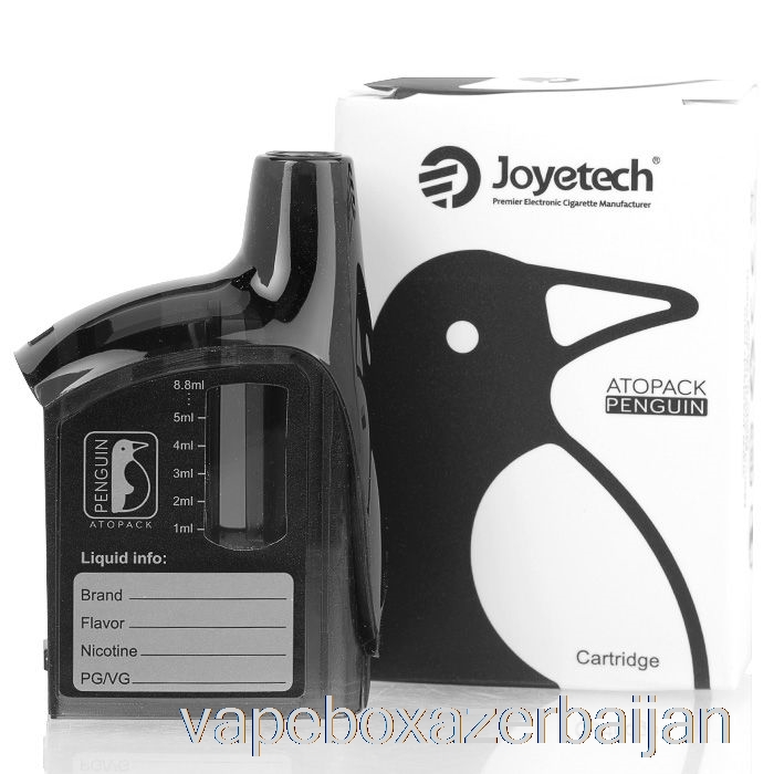 Vape Box Azerbaijan Joyetech ATOPACK Penguin Replacement Pod Cartridge Black - 8.8mL Cartridge